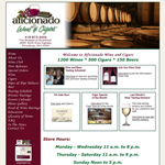 Aficionado Wine and Cigar - Search Engine Optimization Toledo Ohio